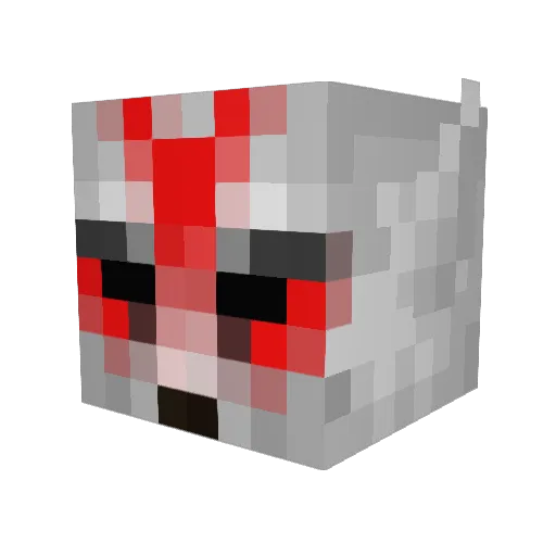 Happenseeker1 Minecraft avatar head, 3D render