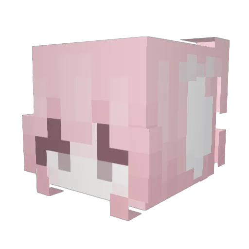 Happform Minecraft avatar head, 3D render