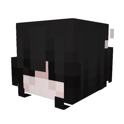 HappiGeorge Minecraft avatar head, 3D render