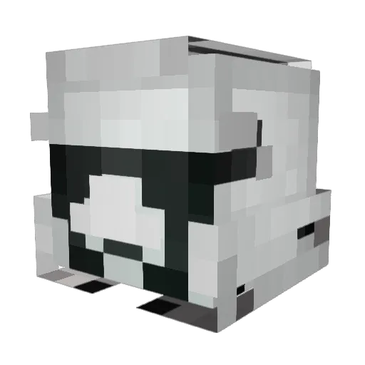 Happy525 Minecraft avatar head, 3D render