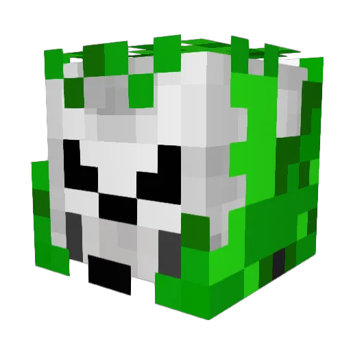 HappyAce3501 Minecraft avatar head, 3D render