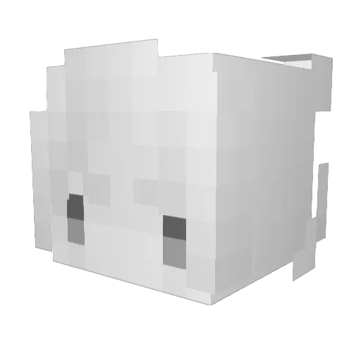 HappyAnd2jj Minecraft avatar head, 3D render
