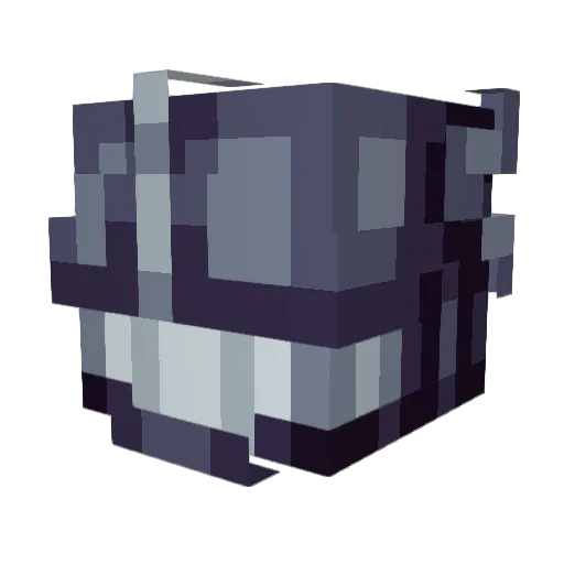 HappyDepression Minecraft avatar head, 3D render