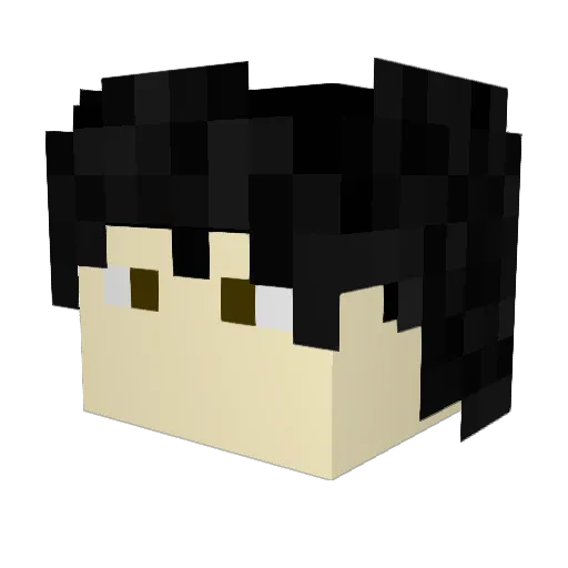 HappyDoge7801 Minecraft avatar head, 3D render
