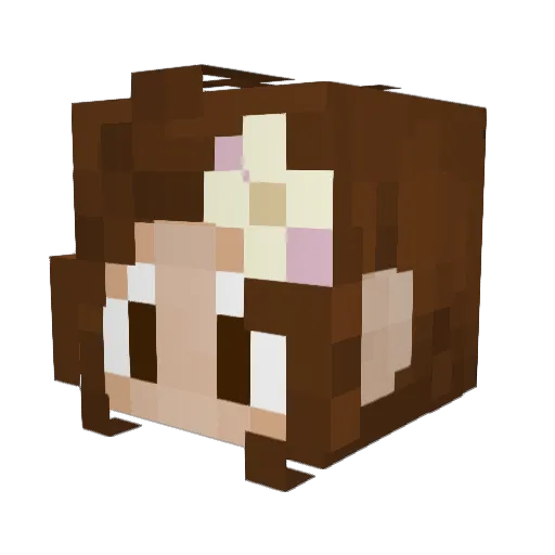HappyDreams24 Minecraft avatar head, 3D render