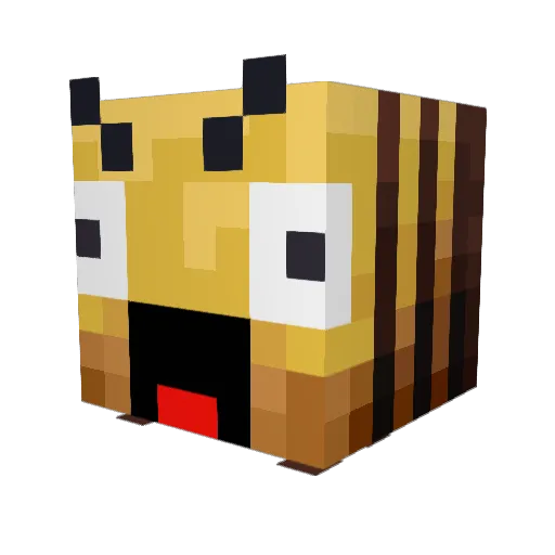 HappyGamingHD Minecraft avatar head, 3D render