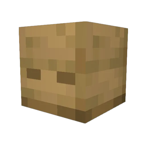 HappyGhost71 Minecraft avatar head, 3D render