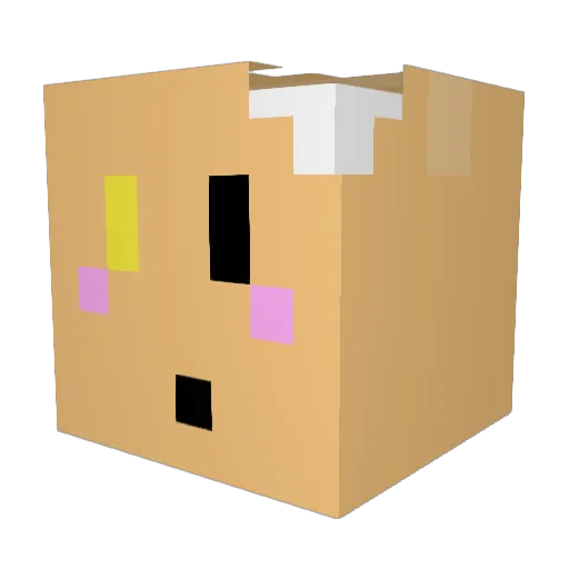 HappyJake123 Minecraft avatar head, 3D render