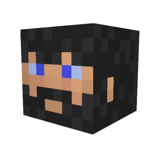 HappyLena10 Minecraft avatar head, 3D render