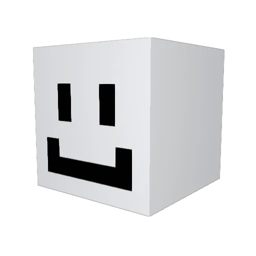 HappyNewYear2019 Minecraft avatar head, 3D render