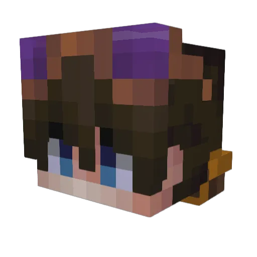HappyTreeFriend Minecraft avatar head, 3D render