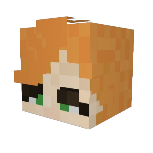 HappyZeus314739 Minecraft avatar head, 3D render
