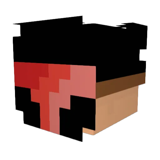 Happy_Dippy Minecraft avatar head, 3D render