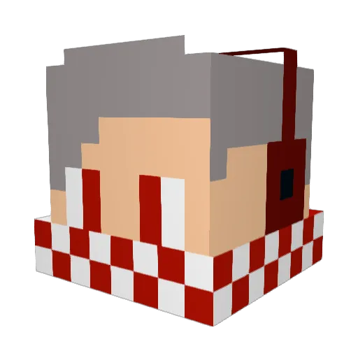 Happy_Ninja1234 Minecraft avatar head, 3D render