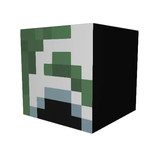 Happy_Winchester Minecraft avatar head, 3D render