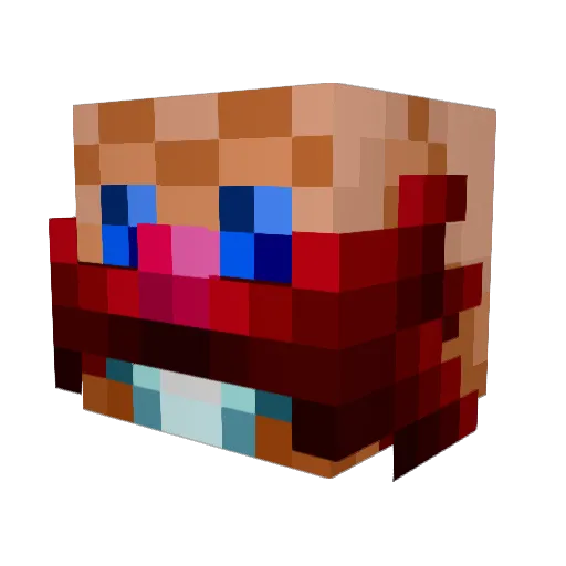 Happy__Chaos Minecraft avatar head, 3D render