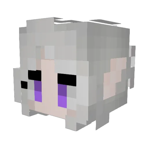 Happybroken1997 Minecraft avatar head, 3D render