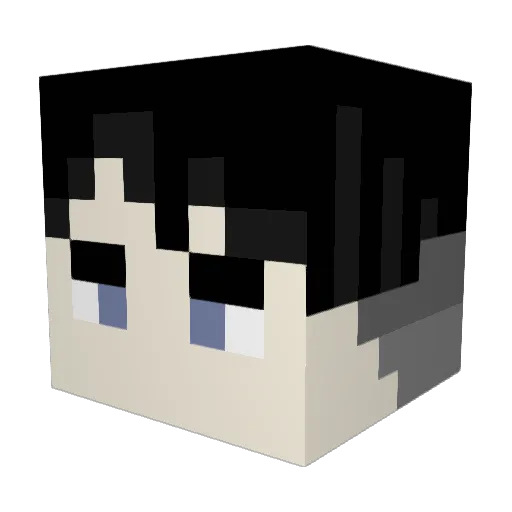 Happycow69 Minecraft avatar head, 3D render