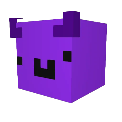 Happydognut Minecraft avatar head, 3D render