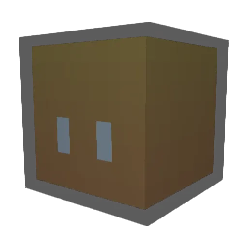 Happygamerr Minecraft avatar head, 3D render