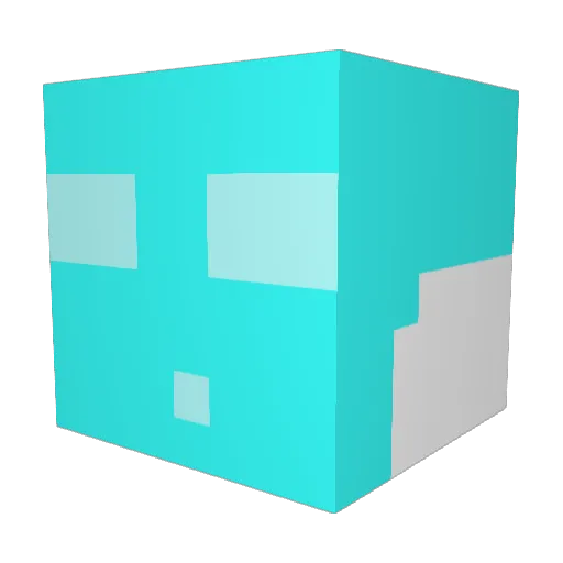 Happyjuice07 Minecraft avatar head, 3D render
