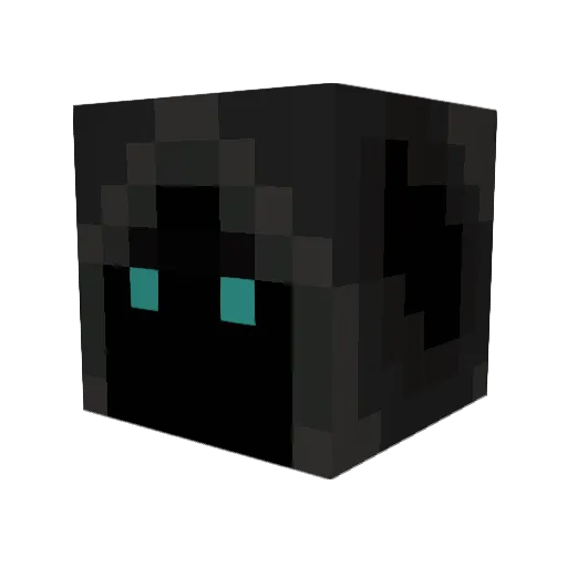 Happyzza Minecraft avatar head, 3D render