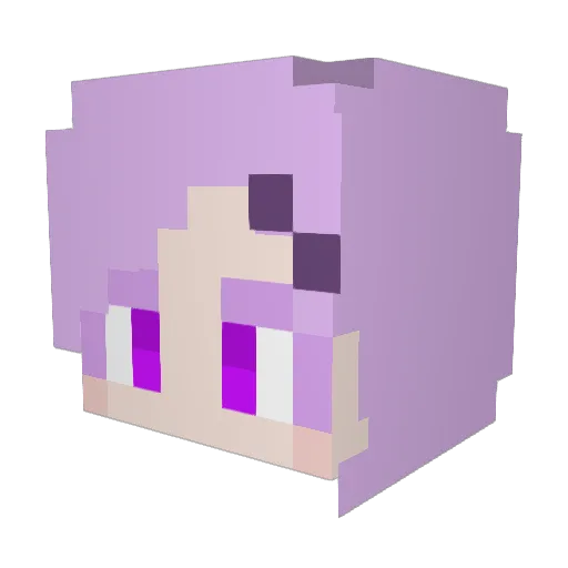 Haps6004 Minecraft avatar head, 3D render