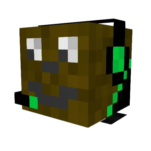 HarBaScoo Minecraft avatar head, 3D render