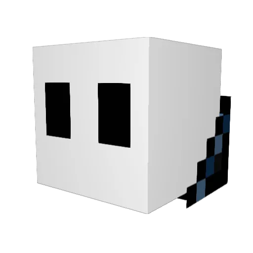 Haralds23 Minecraft avatar head, 3D render