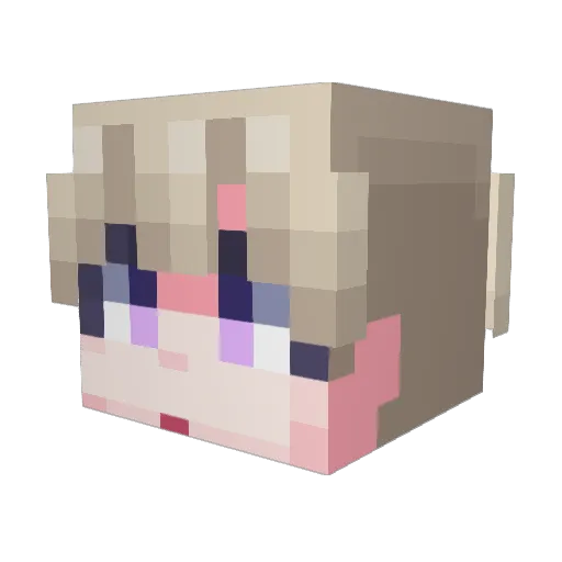 Harang1213 Minecraft avatar head, 3D render