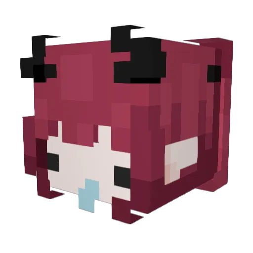 Harang_cute_lol_ Minecraft avatar head, 3D render