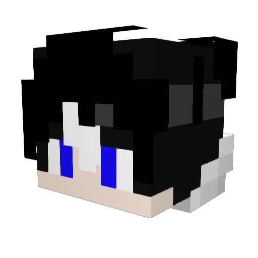 Harastaad Minecraft avatar head, 3D render