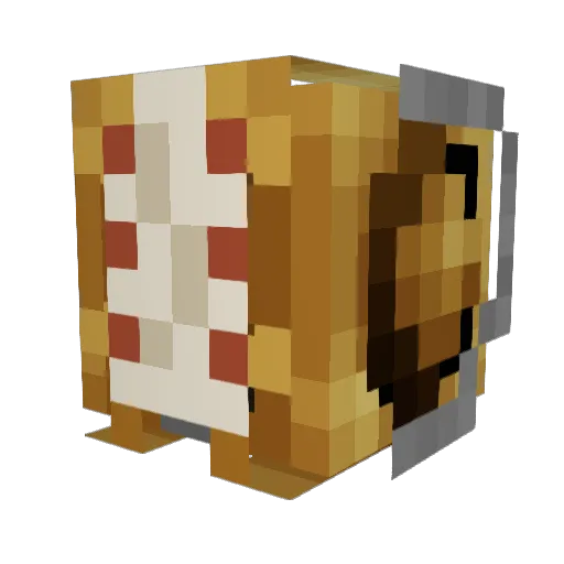 Harberion Minecraft avatar head, 3D render