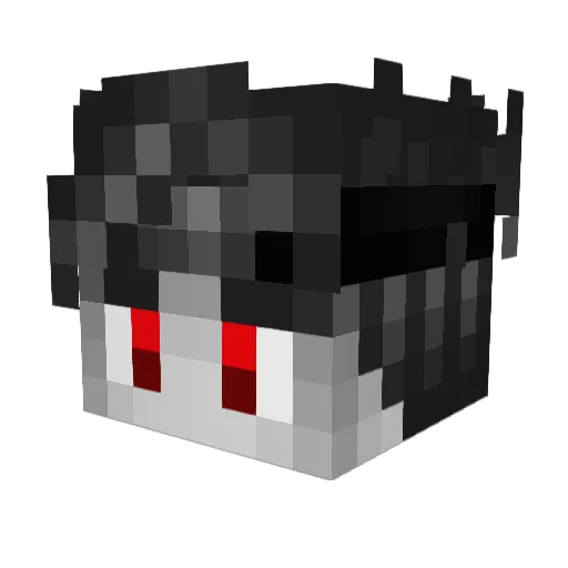 Hard88 Minecraft avatar head, 3D render
