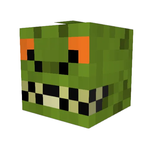 HardDrive1028 Minecraft avatar head, 3D render