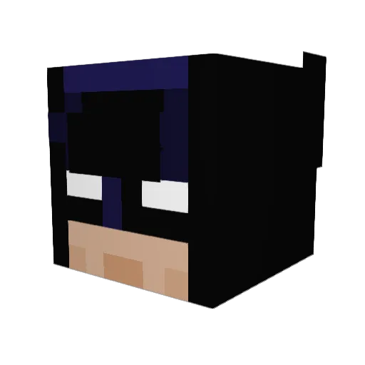 HardRock789 Minecraft avatar head, 3D render