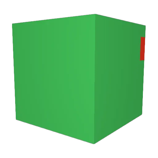 HardamsMom Minecraft avatar head, 3D render