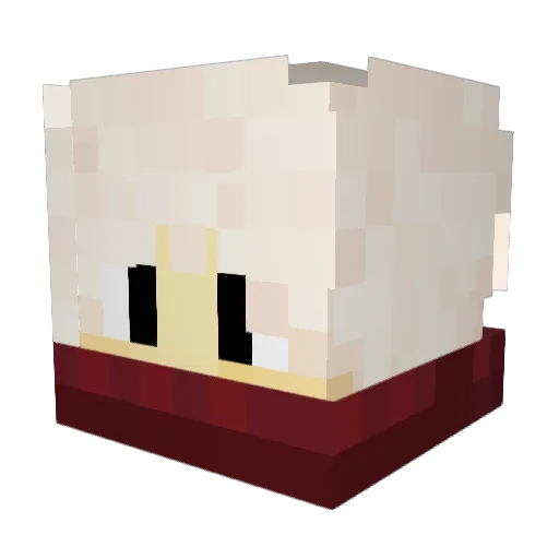 Hardc0re_PvP Minecraft avatar head, 3D render
