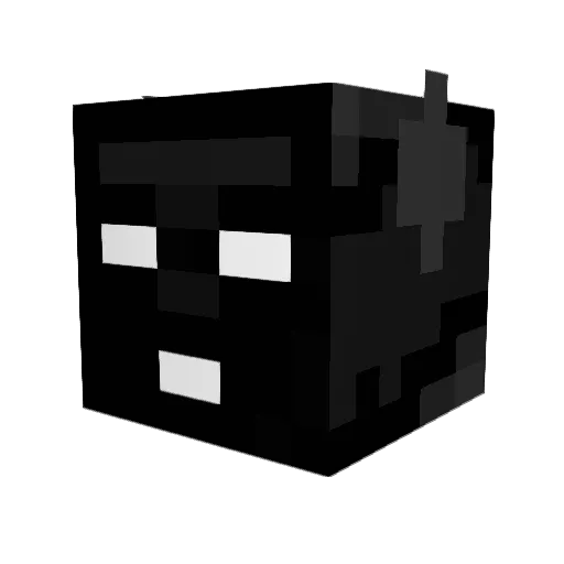 HardcoreRazor Minecraft avatar head, 3D render