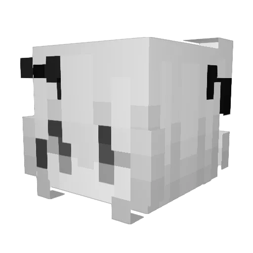 Hardin Minecraft avatar head, 3D render