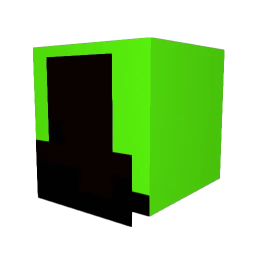 HardlyZach Minecraft avatar head, 3D render
