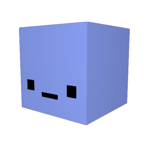 HardworkingMOLLY Minecraft avatar head, 3D render