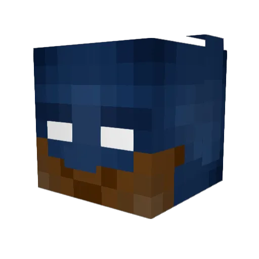 Hardyharharv Minecraft avatar head, 3D render