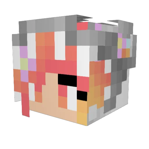 Harel1982 Minecraft avatar head, 3D render