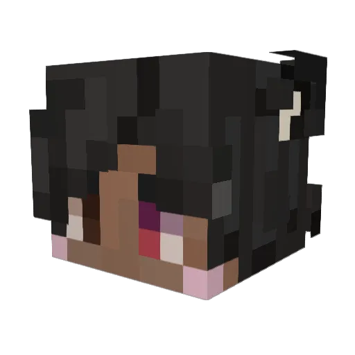 Harel7998 Minecraft avatar head, 3D render