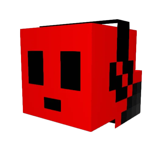 Haremk Minecraft avatar head, 3D render