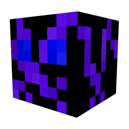 Harfendaz Minecraft avatar head, 3D render