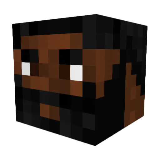 Hargoat Minecraft avatar head, 3D render