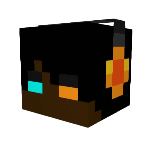 Hargun2 Minecraft avatar head, 3D render