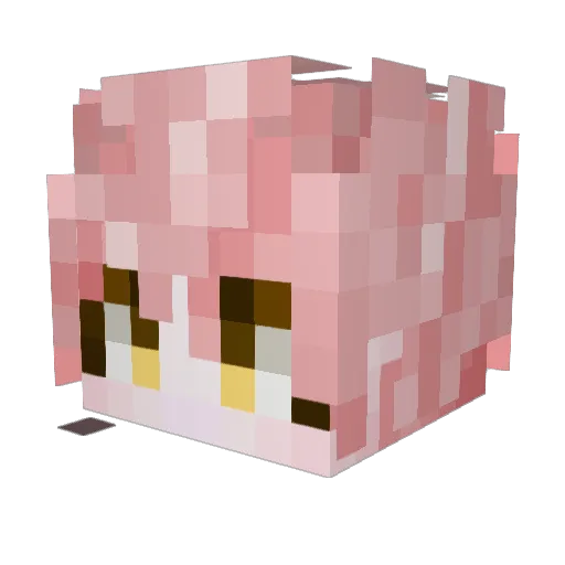 HariChan8562 Minecraft avatar head, 3D render